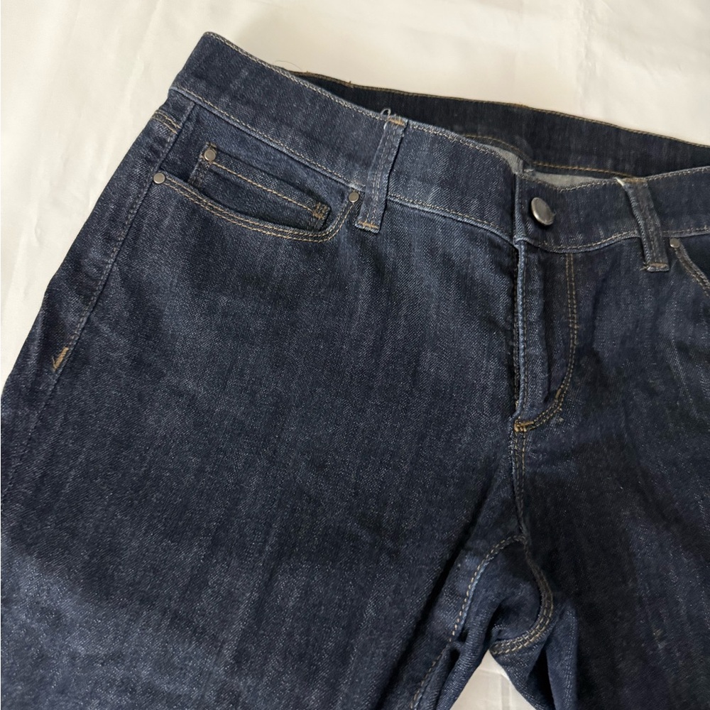 Ann Taylor Modern Fit Dark Wash Petite Jeans - Picture 5 of 10